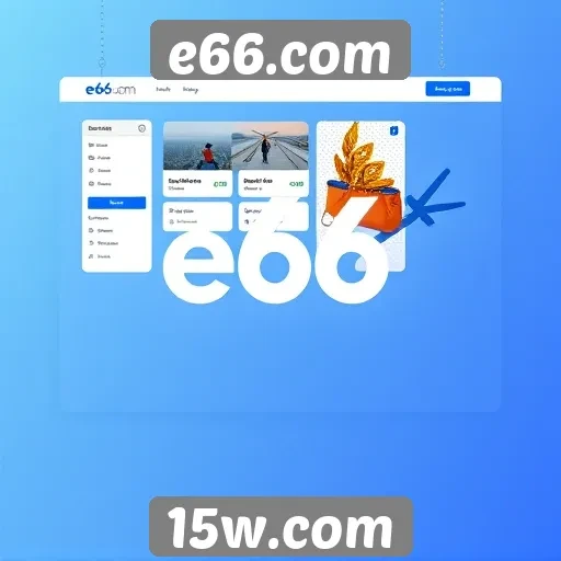 Plataforma e66.com se destaca pela interface intuitiva